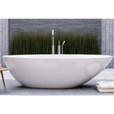 Trueliving_Eggy Freestanding Bathtub_1700 x 850 x 450/580 mm_White