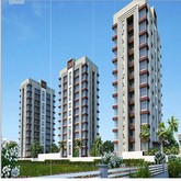 Green Fortune Near VIP Road Vesu Happy Home Group 3 BHK