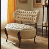 Trueliving Dark Cream Chair Living Room H 34 x W 27 x D 31.5