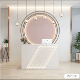 Trueliving Pink+ LED Small Reception Table 30D x 100W x 155H Centimeters