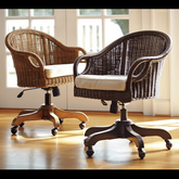 Trueliving Bass Brown Office Chair Executive H 41 x W 19 x D 20