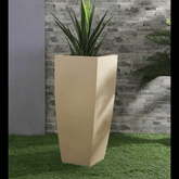 Trueliving Tall Pentagon Polymer Floor Plant Pot width:6.5'' Height:8.5''
