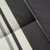 Dolphy Multi Stripe Comforter KSB Charcoal Stripe