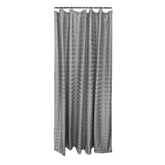 DolphyShower Curtain Box Stripe 100% Polyester Charcoal