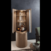 Trueliving Tube Shape Pink Bar Cabinet(Standard (Between 20-40 In Width, 30-40 In Height)