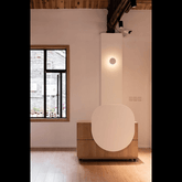 Trueliving Luxury Brown Reception Table 30D x 100W x 155H Centimeters