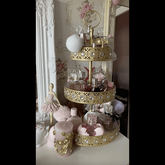 Trueliving Royal Golden Retail Store Perfume display Unit L30*W30*H90 CM