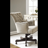 Trueliving Royal Cream Office Chair Executive H 41 x W 19 x D 20