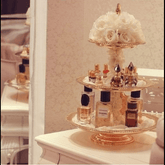 Trueliving Pink Romantic Retail Store Perfume display Unit L30*W30*H90 CM