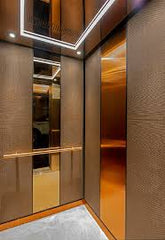 MATT+MIRROR FINISH CABINET AUTOMATIC HYDRAULIC ELEVATORS