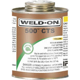 Astral CPVC Pro 237ml IPS Weld-On 500 CTS Yellow Solution, CTS-500-237