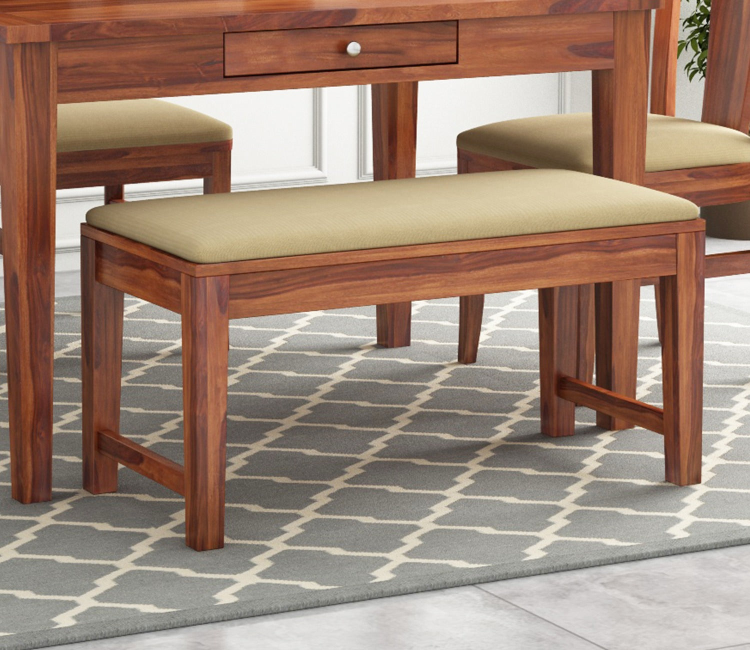 Mcbeth Compact Bench (Honey Finish)