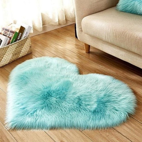 Trueliving ‎Heart Carpet Multicolor Round 9X9 Feet