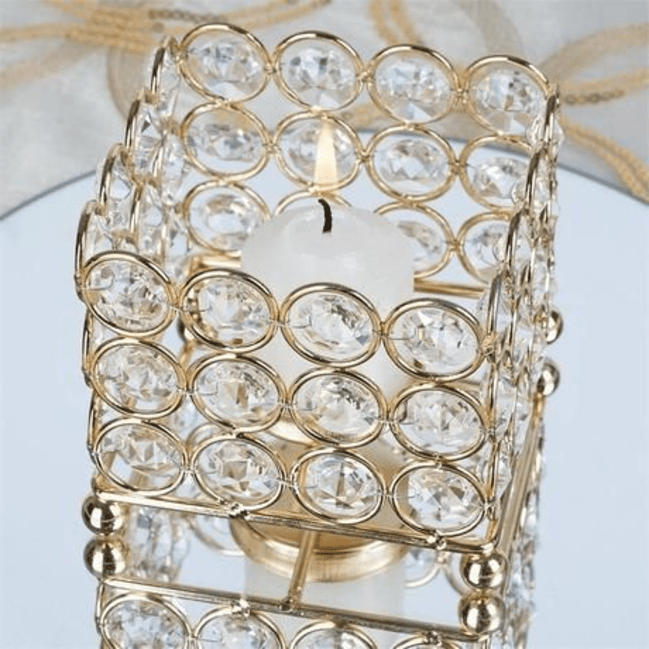 Trueliving Romantic Feel Golden Candle Holder 30 CM