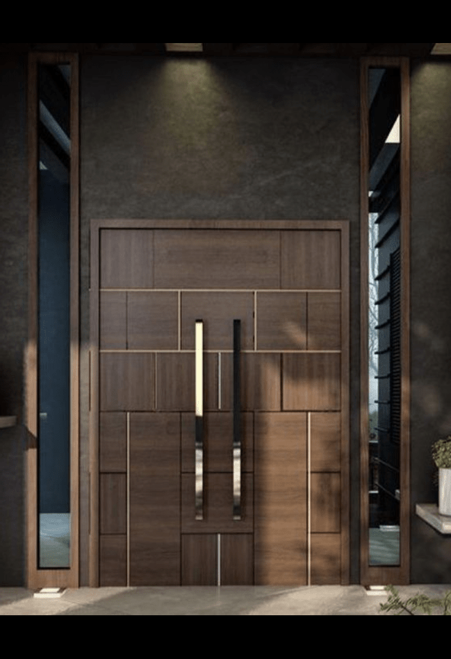 Trueliving Classy Look Wooden-Double-Main Door I  Double Door-(7 ft in height and 4 ft in width)