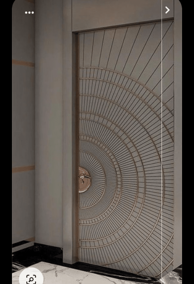 Trueliving Luxury Wooden-Single- Main Door I Single Door (8 ft in height and 7 ft in width) (Thickness 1.5 Inch)