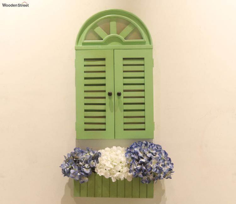 Pinot Wooden Window Frame (Distress Pista Green)