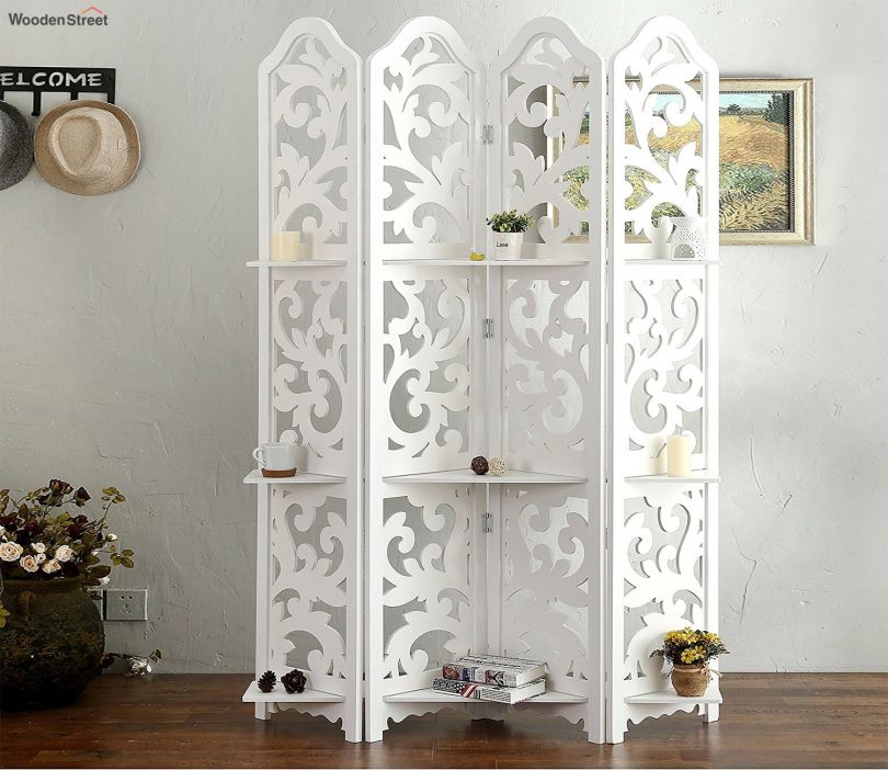 Roshani 4 Panel Wooden Partition