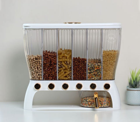 Everest 6-Compartment All-In-One Grain Dispenser