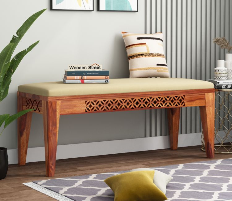 Cambrey Bench without Backrest (Honey Finish)