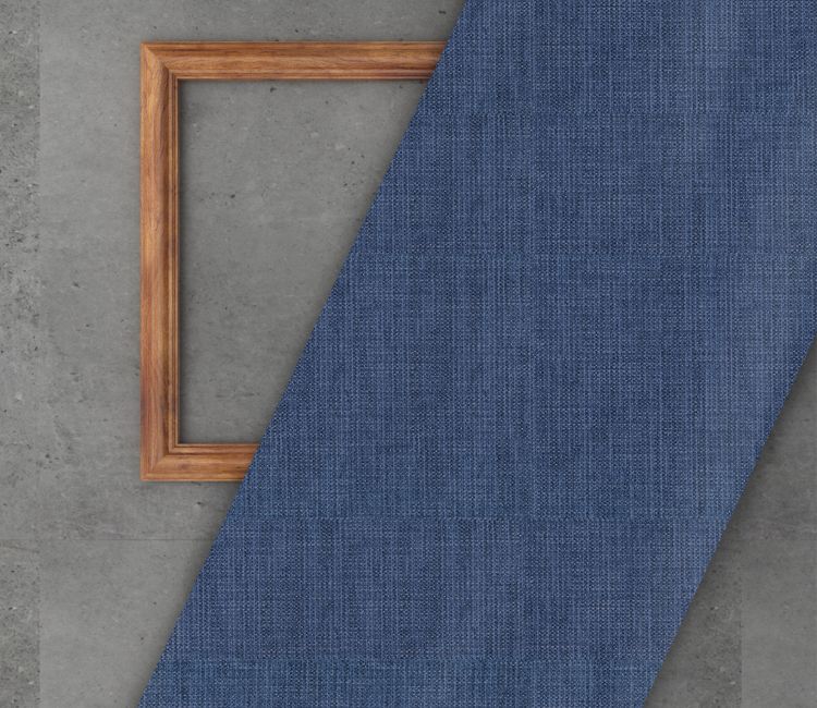 Iris Blue Plain Cotton Fabric