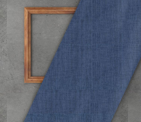 Iris Blue Plain Cotton Fabric