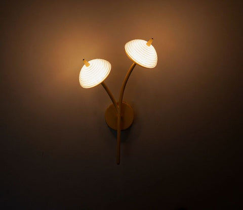 Nadia Dual Shade Metal Wall Light