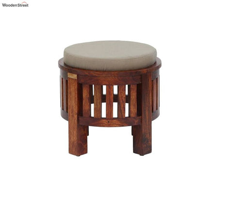 Luca Brown Wooden Stool
