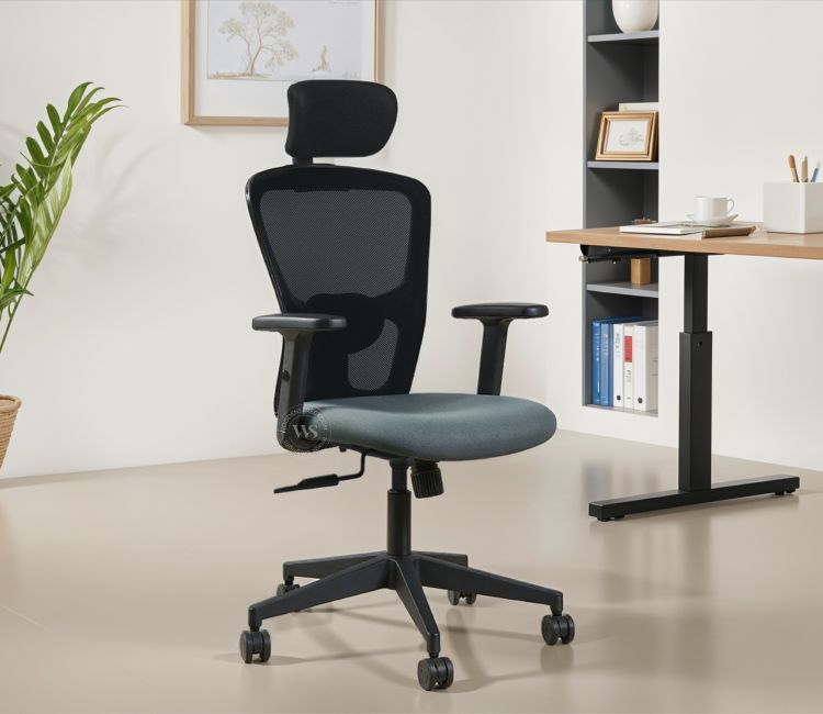 Carina High Back Mesh Office Chair (Grey)