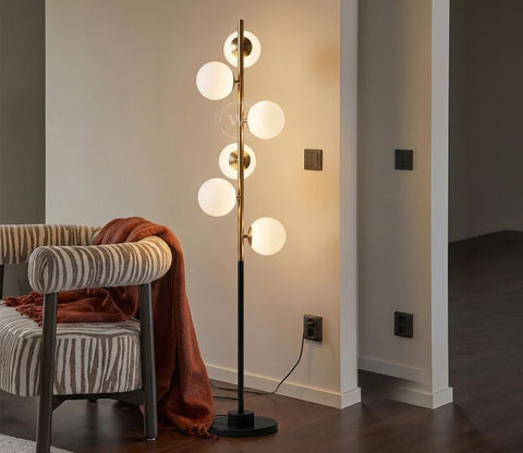 Lurone Luxury Globes Floor Lamp