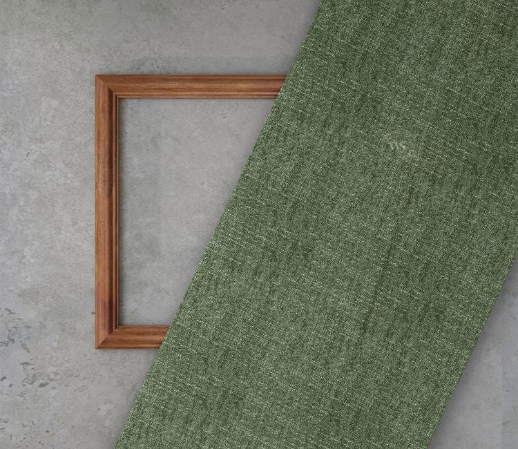Sage Green Textured High GSM Polyspun Fabric