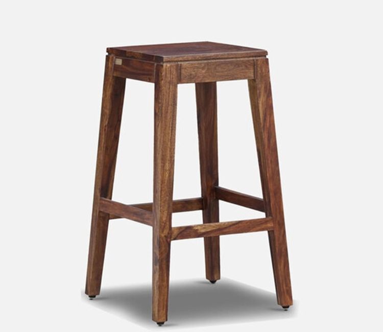 Owen Solid Wood Bar Stool in Provincial Teak Finish