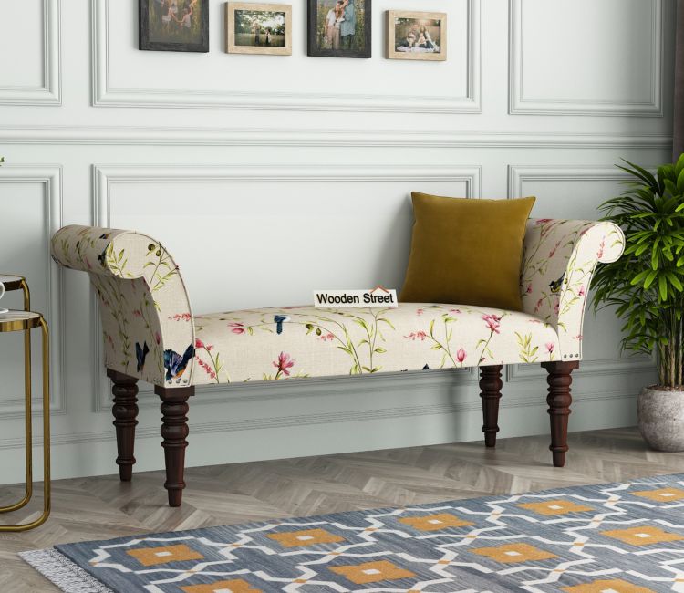 Paloma Bench (Cream Robins)