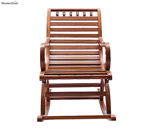 Oliver Hand Carved Rocking Chair Sheesham Wood