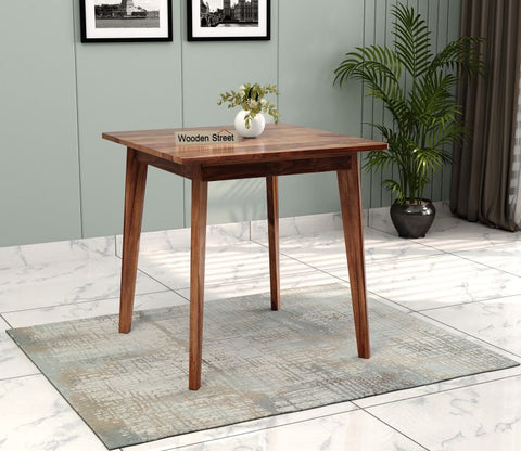 Calabria 2 Seater Sheesham Wood Dining Table (Honey Finish)