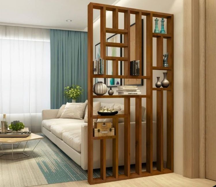 Handcrafted Wooden Assembled Wooden Partition