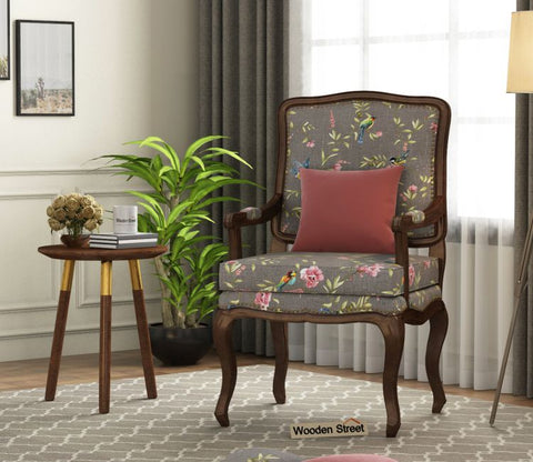 Kelvin Arm Chair (Cotton, Grey Robins)