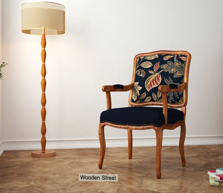 Kelvin Arm Chair (Fabric, Dusky Leaf)