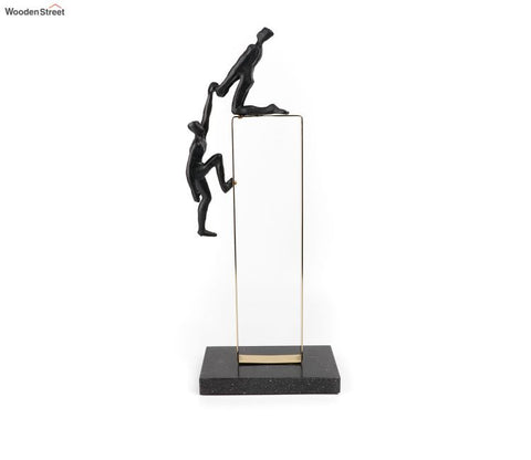 Magnetic Bliss Black Human Figurine (L, Black)