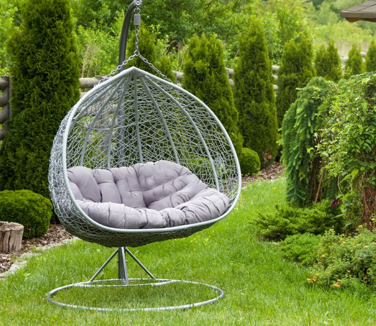 Grey Colour 2 Seater Swing