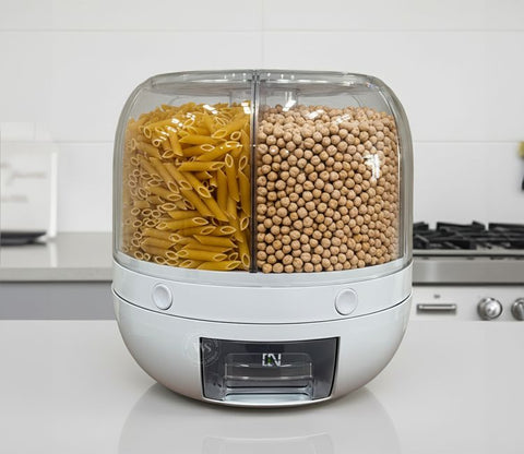 Callisto 6- Compartment All-In-One Rotating Grain Dispenser - Large