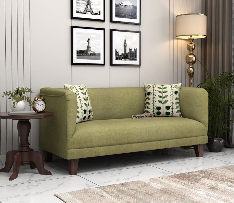 Dexter 3 Seater Fabric Sofa (Cotton, Fresh Mint)