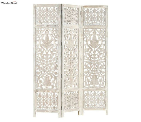 Ashly 2 Panel Carved Wooden Partition