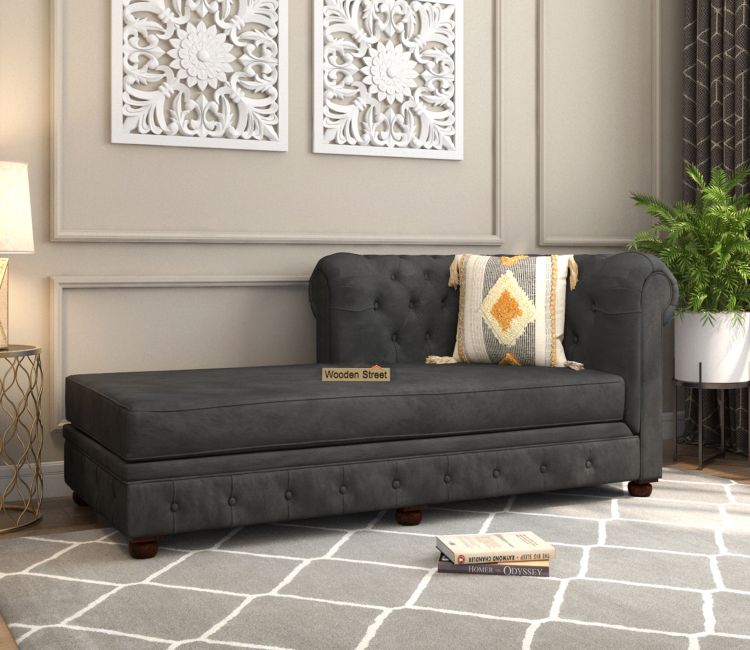 Henry Chaise Lounge (Graphite Grey)