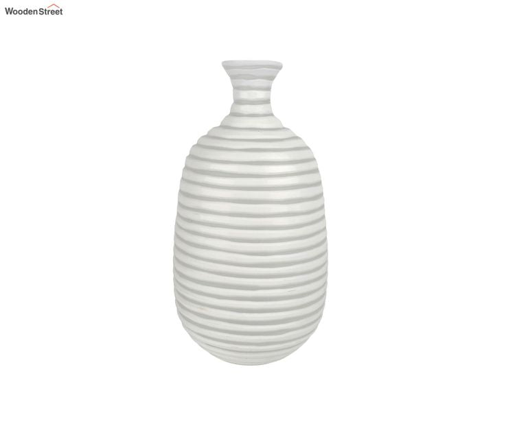 Petal Nest Vase Glass (White)