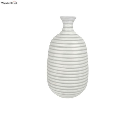 Petal Nest Vase Glass (White)