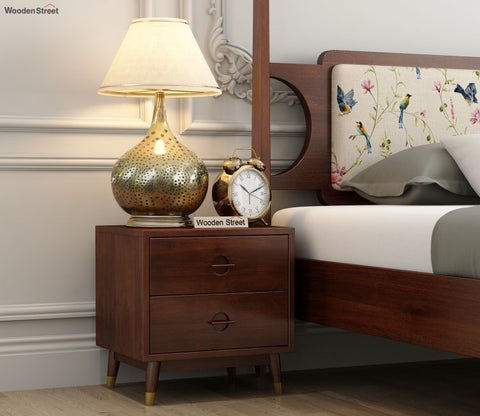 Jex Bedside Table (Walnut Finish)