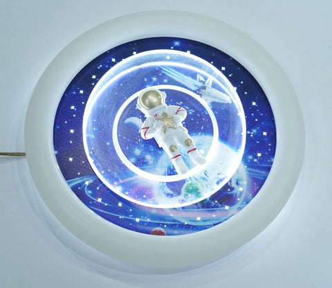 Crystal Starlight Blue Ceiling Light