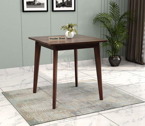 Calabria 2 Seater Sheesham Wood Dining Table (Walnut Finish)