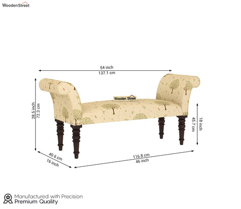 Paloma Bench (Beige Pomme)
